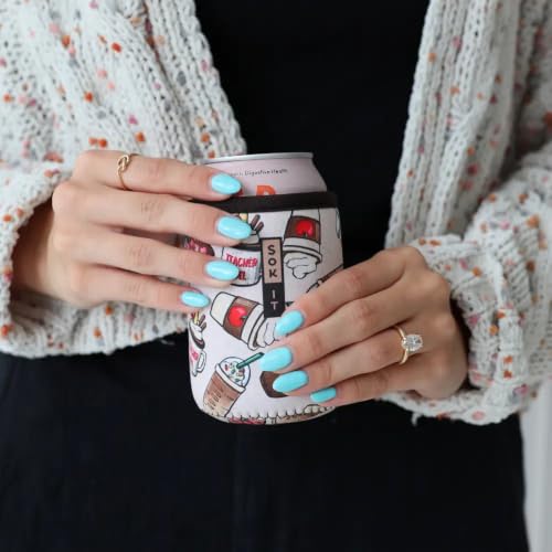 CanSok Sleeve for Beer & Soda Insulated Neoprene Cover (Teacher's Favorite / 12oz Can Sleeve)