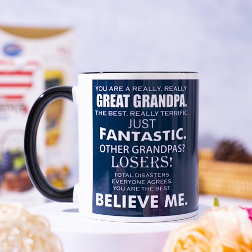Best Dad Ever Mug 11oz Funny Coffee Mug (GRANDPA)