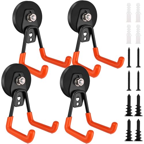 Heavy Duty Magnetic Garage Hook (Middle/4 PCS Magnetic Hooks)