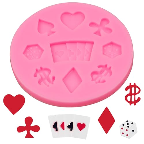 Poker Silicone Molds 3 Pcs