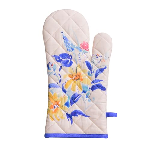 Maison d'Hermine Oven Gloves 100% Cotton Oven Mitt (007 - Girassol / 7.5" x 13" (Oven Mitt))