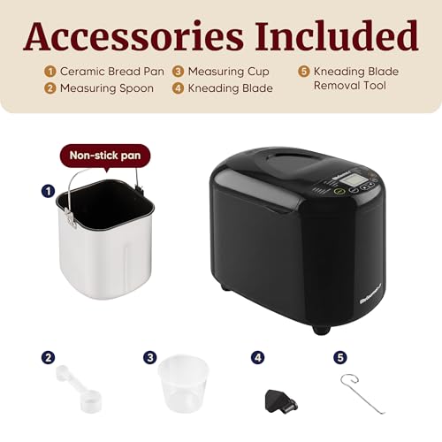 2 Lb Programmable Bread Maker (Black)