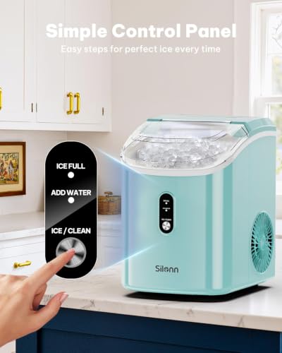 Nugget Ice Maker Countertop (Mint-17 / 33lbs)
