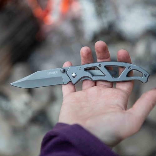 Gear Paraframe I EDC Folding Pocket Knife (3" / Paraframe I (Fine Edge - Gray))