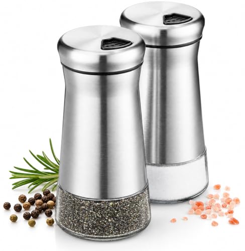 Salt and Pepper Shaker Set (Silver)