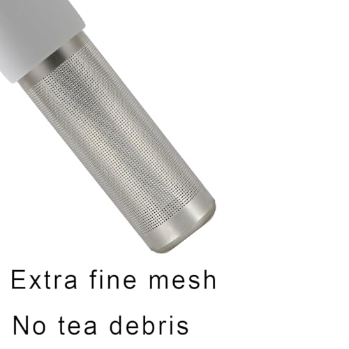Tea Infuser for Loose Leaf Tea Extra Fine Mesh Tea Steeper Gray (A-Gray)