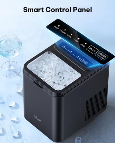 Ice Maker Countertop (Black / 26.5 lbs)