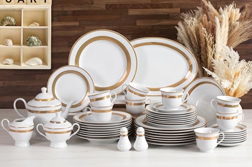 Porcelain Dinnerware Set for 8