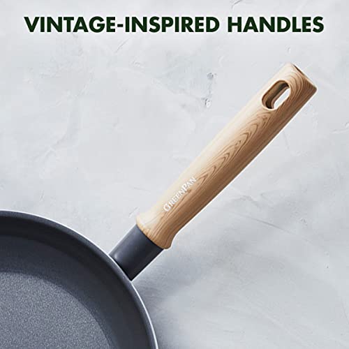 Hudson Healthy Ceramic Nonstick (4 Piece Cookware Pots and Pans Set / Black)