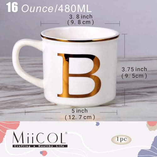 Ceramic Coffee Mug 16oz (Letter B Mug)