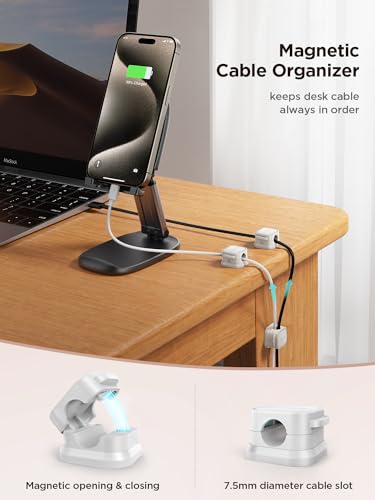 9 Pack Magnetic Cable Clips (9 Count)