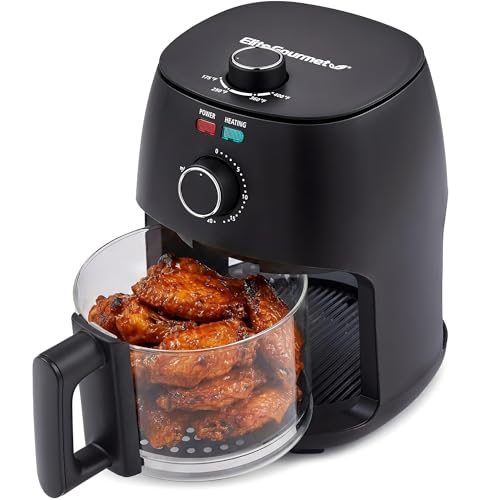 2.4Qt Glass Air Fryer (2.4 Quart)