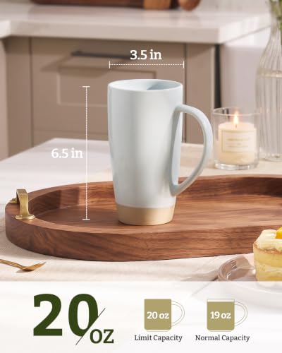 Milkyway Coffee Mugs (Milkyway-Cinnamon Brown and Light Gray / 2pcs)