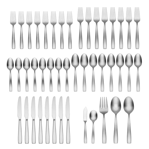 Everdine 45 Piece Everyday Flatware (45-Piece Flatware Set)