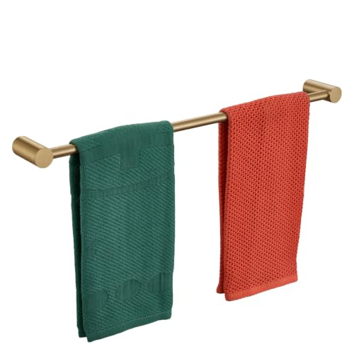 Bathroom Towel Rack Wall Mounted 24'' Bath Towel Bar Holder for Bathroom Hardware Accessories Champagne Bronze Stainless Steel (Champagne Bronze / 24-Inch)