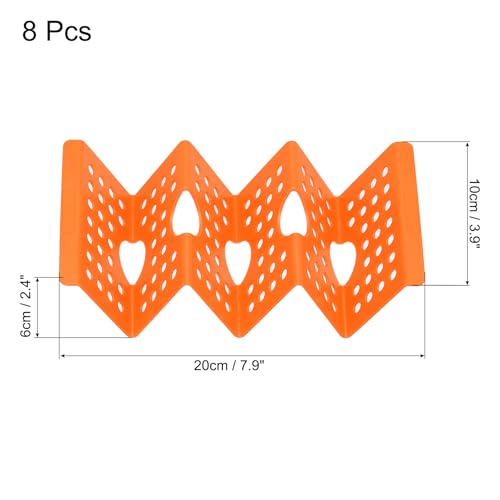 8 Pcs Taco Holder Stand (Orange)