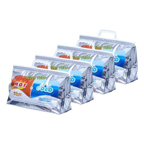 Hot and Cold Insulated Bags for Food Delivery (Small (Lunch Size))
