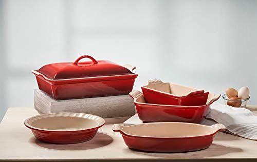 Heritage Oval Au Gratin Dish (1.7 qt / Cerise)