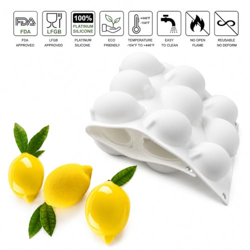 Lemon Silicone Mold for Baking Mousse Cake