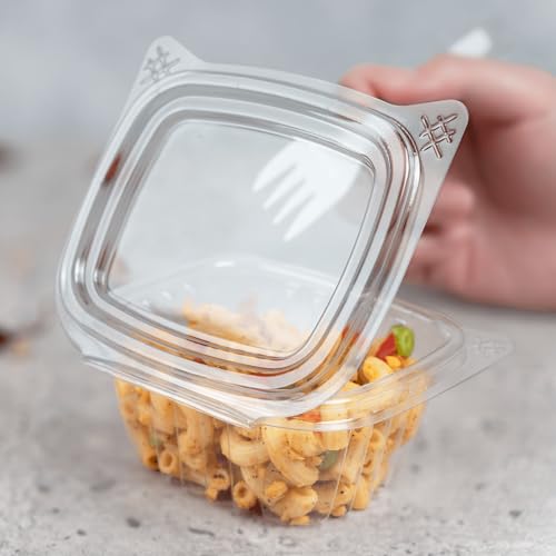 6oz PET Clear Clamshell Deli Containers (400 Count)