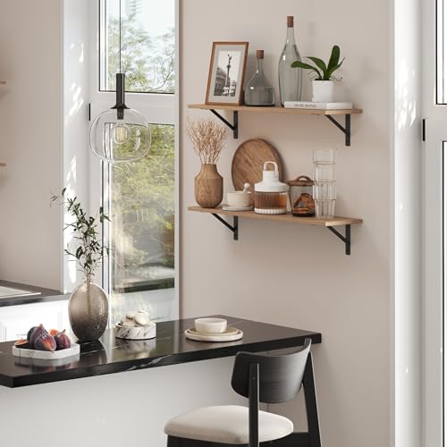 Long Wall Shelves (Natural / 31.5 Inch)