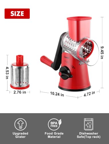 Rotary Cheese Grater Hand Crank