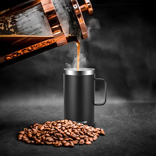 2 Pack 20 oz Insulated Coffee Mugs (B2.Purple+Black / 20 ounces (2 pack))