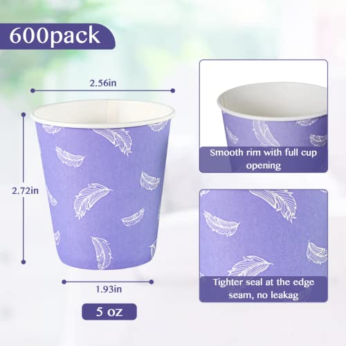 5 oz Paper Cups (5OZ-purple&green)