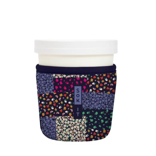 IceCreamSok Insulated Neoprene Cover (Flower Patch / Fits Tapered Pints)