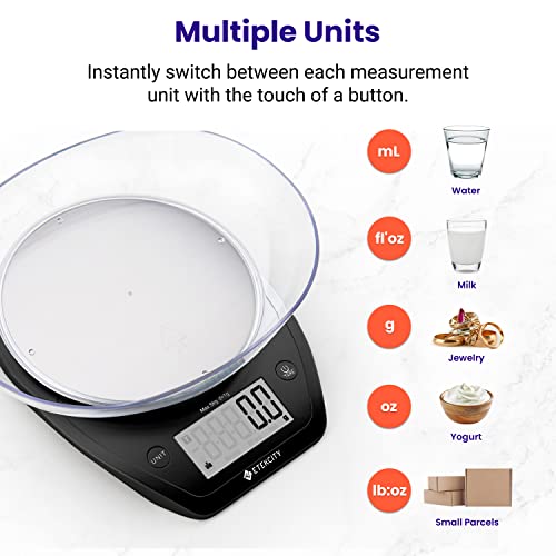 0.1g Food Scale (Dark Black / 11lb / 11lb)