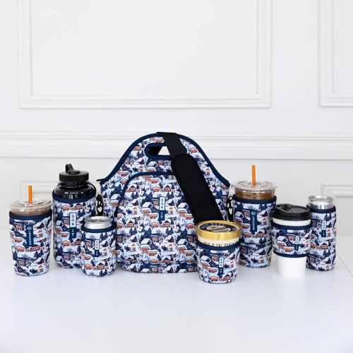 CanSok Sleeve for Beer & Soda Insulated Neoprene Cover (Frost Yourself / 12oz Slim Can Sleeve)