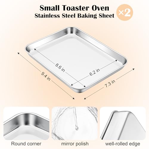 Toaster Oven Tray Set of 2 (2 Count)