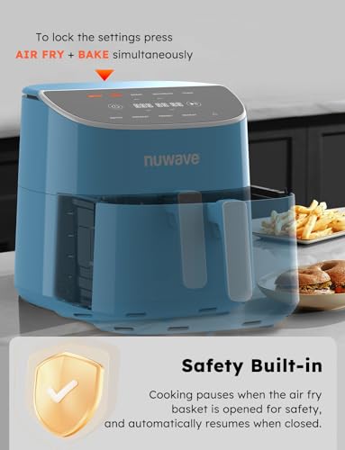 Brio Plus 8 Qt Air Fryer (Cozy Blue)