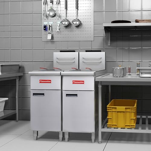 Commercial Open Pot Fryer with 2 Baskets