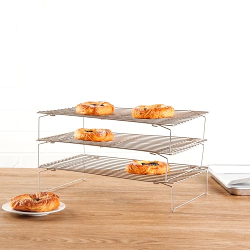 Met Lux 15.7 x 9.8 x 8.3 Inch Wire Baking Rack Set