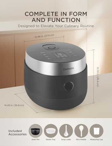 Induction Heating Rice Cooker (Gray)