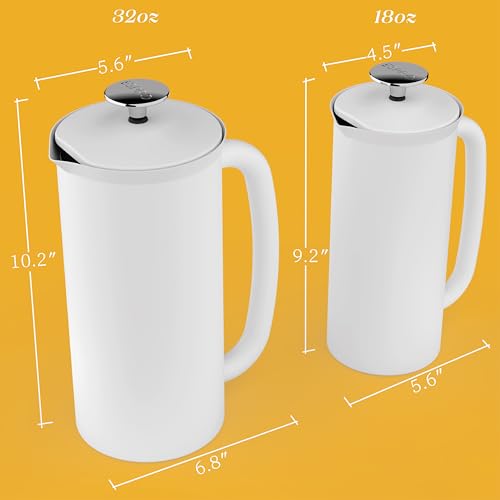 P7 French Press (32 oz / Matte White)