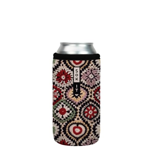 CanSok Sleeve for Beer & Soda Insulated Neoprene Cover (Close Knit / 16oz Can Sleeve)