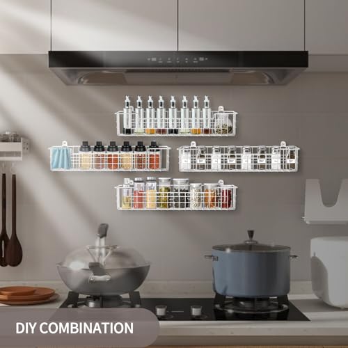 Spice Rack Wall Mount (4 Count)