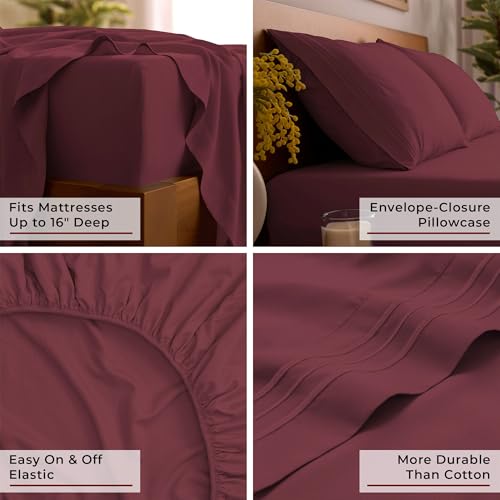 Iconic 4 Piece (1785 Burgundy / Full)