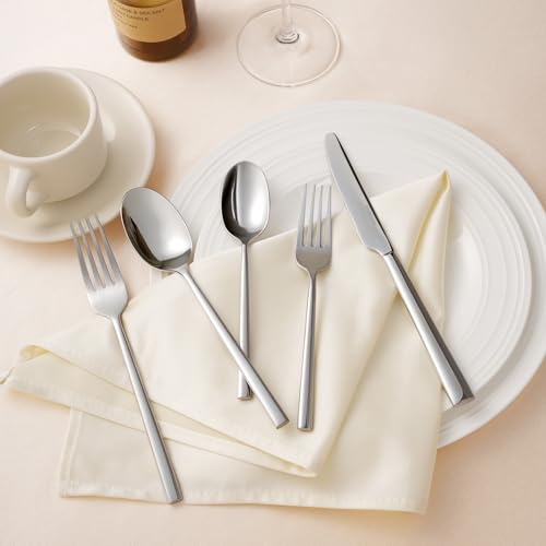 Silverware Set for 12 (60-Piece / Silver)