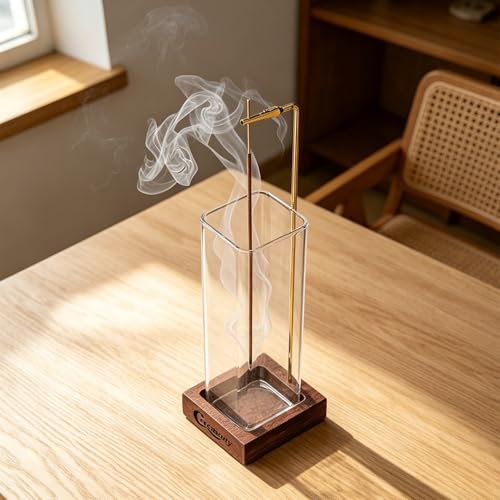 Incense Holder (Wood Bottles Square)