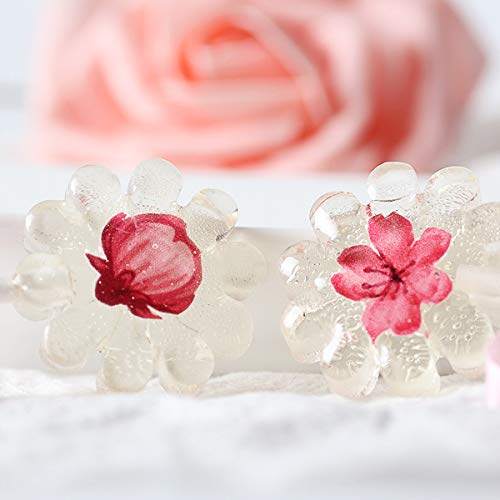 12 Capacity Silicone Cherry Blossoms Lollipop Mold Set (Cherry Blossoms Pink)
