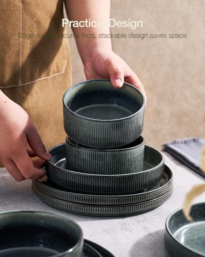 Star Plates and Bowls Sets (Deep Forest)