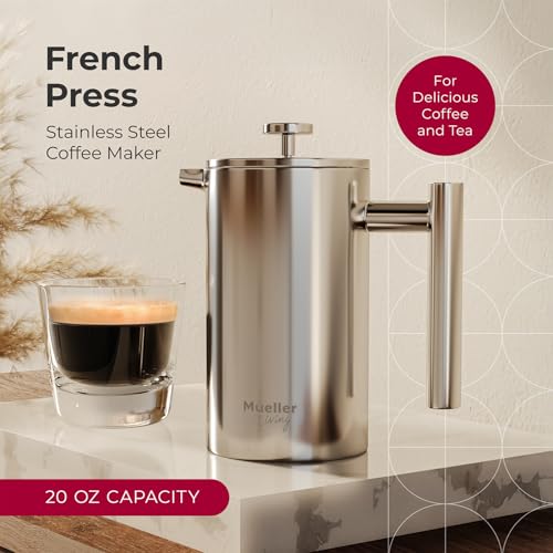 Living French Press Coffee Maker 20oz (20 Oz)