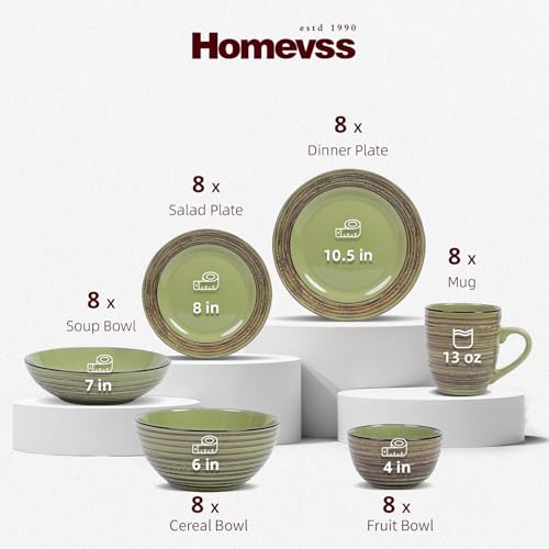 48 Piece Dinnerware Set (Oak Forest / Service for 8 - 48pc Set)