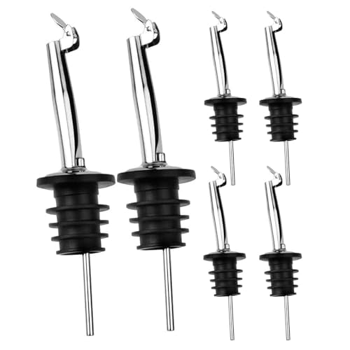 6 Pack Oil Spout with Flip Top (6 Pourers with Flip Top)