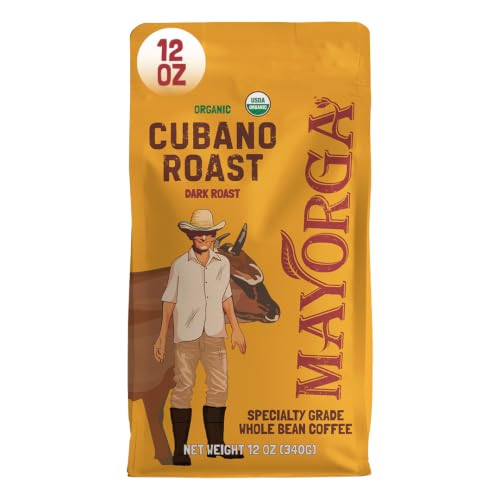 Organic Coffee 12oz Cafe Cubano Roast (12 Ounce (Pack of 1))