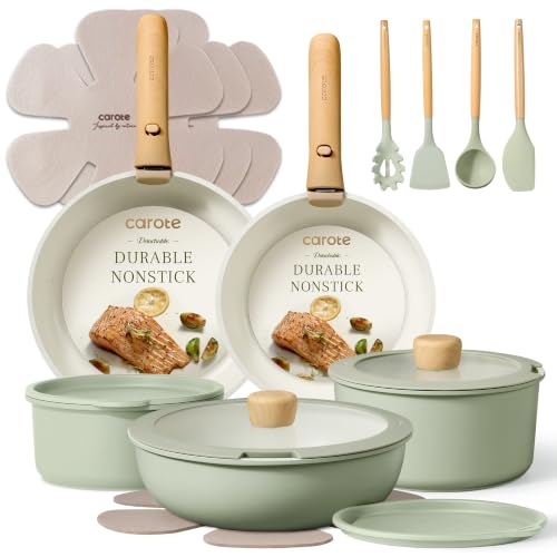19pcs Pots and Pans Set Non Stick (19 Piece)