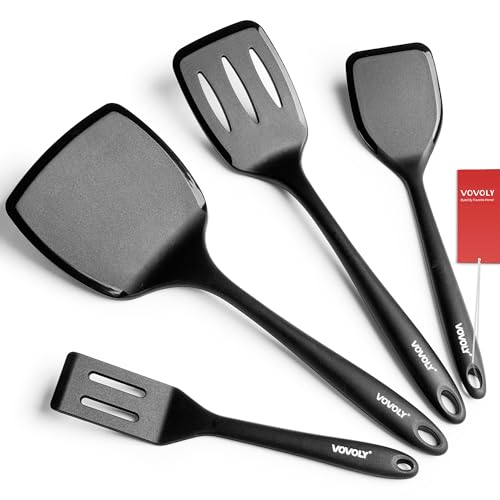 Silicone Spatula Set (Black)